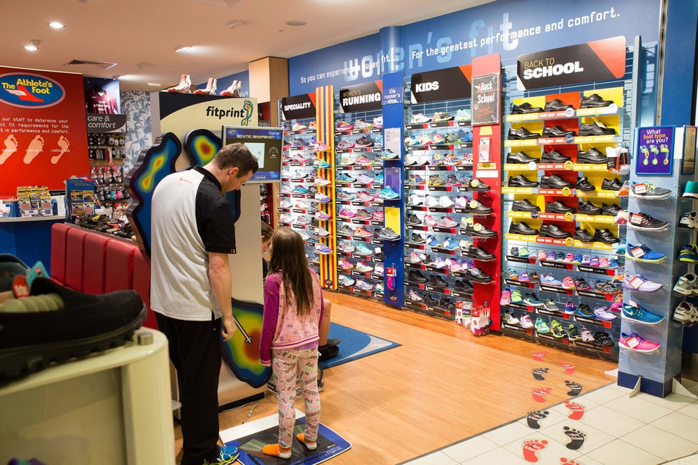 athlete's foot sneaker store